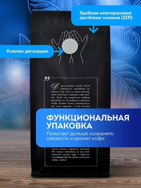 Torro - 60% Арабика - Бразилия, Уганда, 40% Робуста - Вьетнам, Танзания